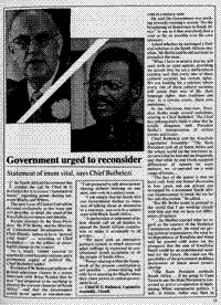 Government urged to reconsider