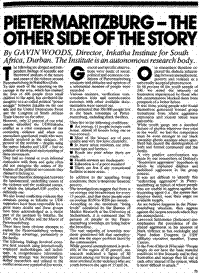 Pietermaritzburg - the other side of the story