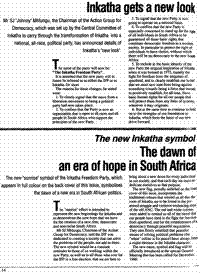 Inkatha gets a new look