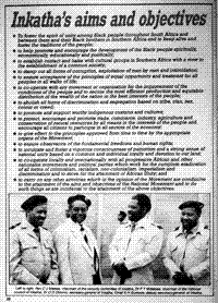 Inkathas aims and objectives