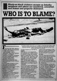 Who is to blame?