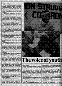 The voice of youth who want peace