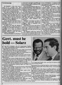 Government must be bold