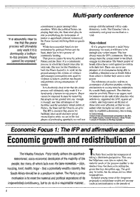 Economic growth and redistribution of opportunity the key to prosperity