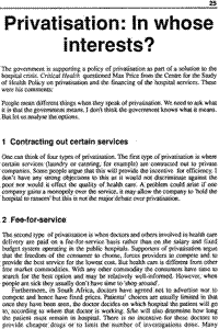 Privatisation: In whose interests?