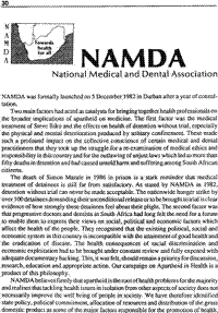 NAMDA - National Medical and Dental Association