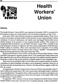 Health Workers Union