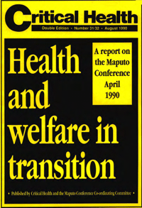 Critical Health Numbers 31/32 August 1990