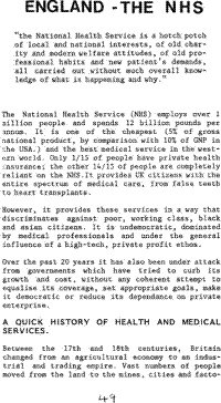 England - the National Health Service