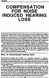 Compensation for noise induced hearing loss