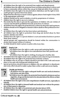 The Children`s Charter