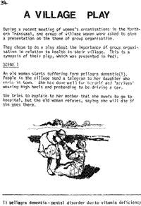 A village play