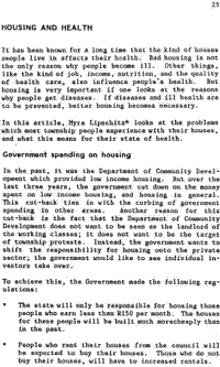 Housing and health