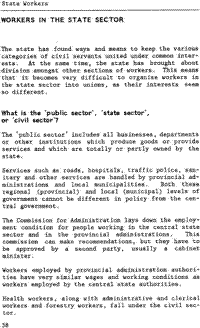 Workers in the state sector