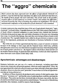 The 'aggro' chemicals