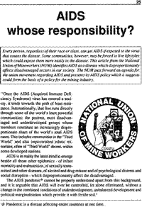 AIDS - whose responsibility