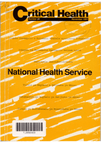 Critical Health Number 35 November 1991