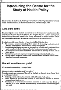 Introducing the Centre for the Study of Health Policy