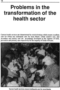 Problems in the transformation of the health sector