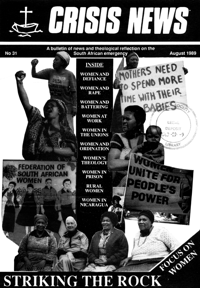 Crisis News Number 31 August 1989