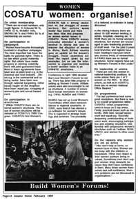 Cosatu women: organise