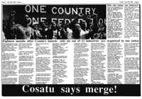 Cosatu says merge