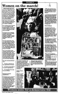 Women on the march