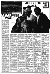 Jobs for all at a living wage