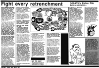 Fight every retrenchment