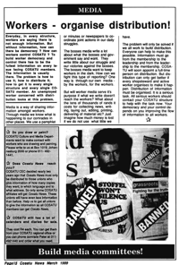 Workers - organise distribution