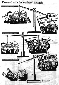 Forward with the workers struggle