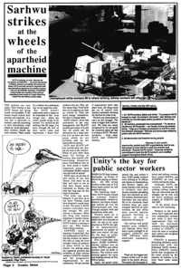 SARHWU strikes at the wheels of apartheid