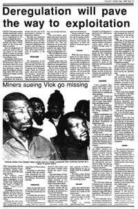Miners sueing Vlok go missing