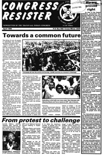 Congress Resister 1983 - 1989