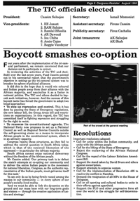 Boycott smashes co-option