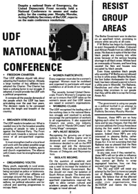 UDF national conference