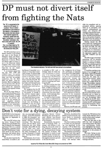 Dont vote for a dying, decaying system