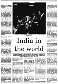 India in the world
