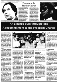 An alliance built through time: a recommitment to the Freedom Charter