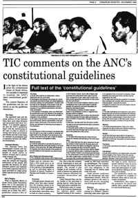 TIC coments on the ANCs constitutional guide