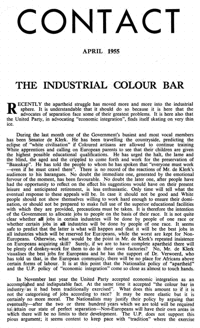 The industrial colour bar