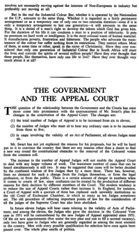 The Government and the Appeal Court