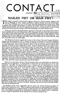Contact August 1956