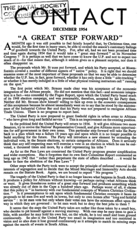 Contact December 1954