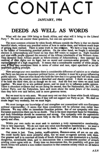 Contact January 1954