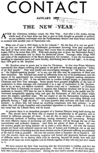 Contact January 1955