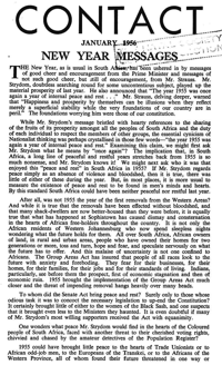 Contact January 1956