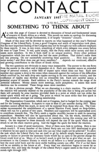 Contact January 1957