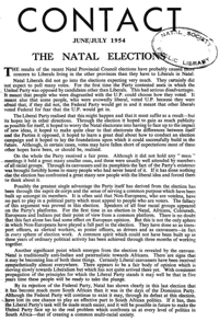 The Natal elections