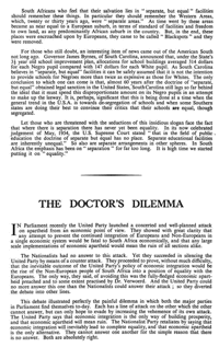 The Doctors dilemma